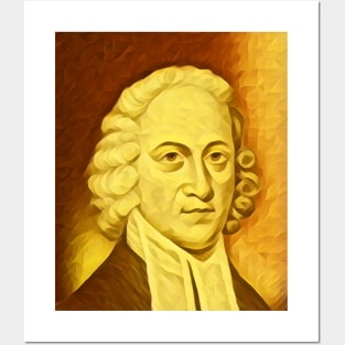 Jonathan Edwards Golden Portrait | Jonathan Edwards Artwork 9 Posters and Art